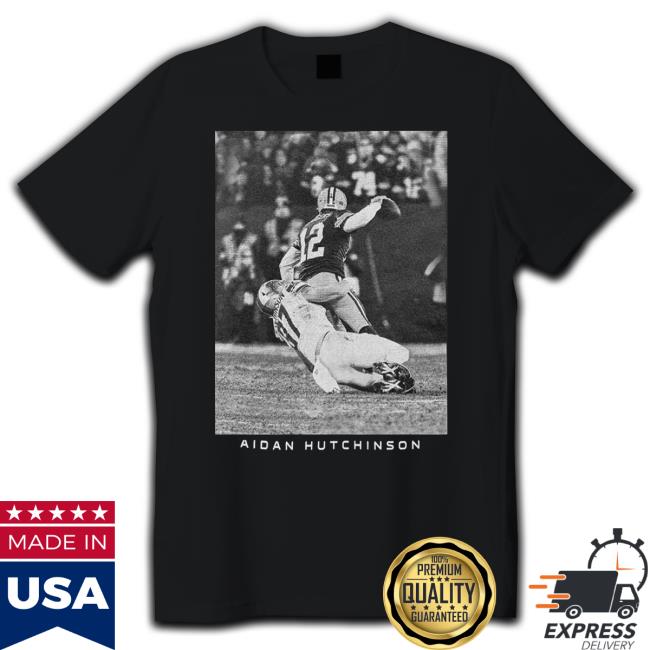 Aidan Hutchinson Detroit Lions Majestic Threads Graphic Shirts