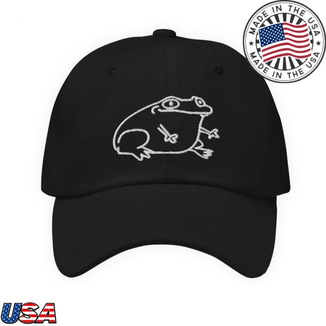 Outside I'm Croakin' Frog headwear