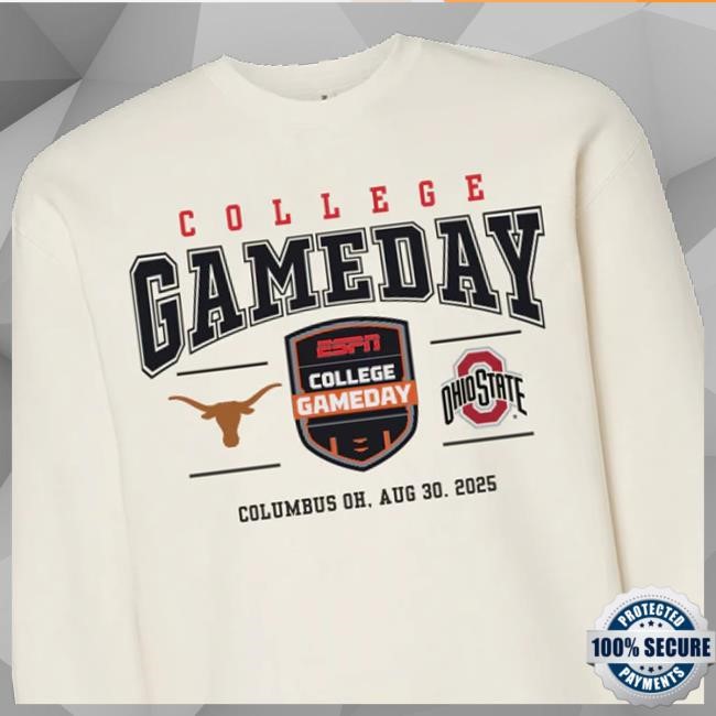 Espn Merch Shop Store College Gameday Texas Vs Ohio State Sweatshirt