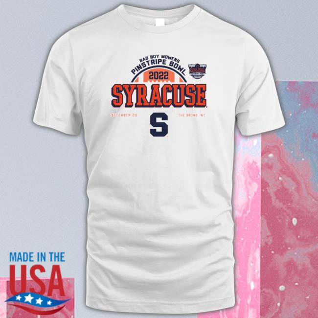 Official Syracuse Orange Bad Boy Mowers Pinstripe Bowl 2022 Sweaters