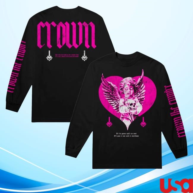 Crown The Empire Cherub If I'm Gonna Spill My Soul I'll Pour It Out Until It Overflows Zip Hoodie