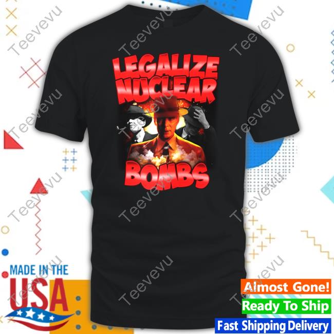 Designedbytheboys Legalize Nuclear Bombs Long Sleeve Tee