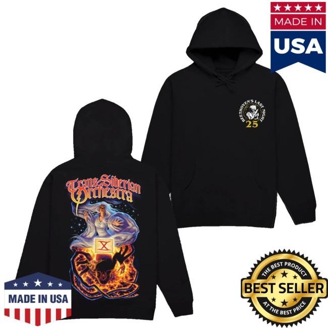 Trans-Siberian Orchestra Merch Store Beethoven 25Th Anniversary Hoodie