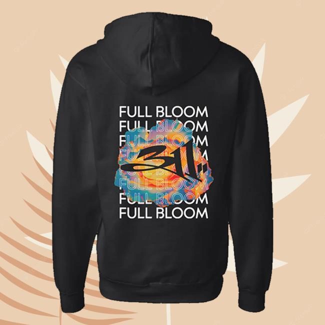 311 Merch Store Full Bloom Zip Up Tee Shirt