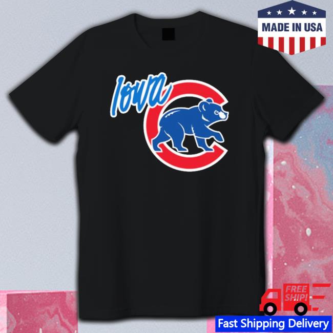 Arkansas Coach Eric Musselman Wears Iowa Cubs Walking Bear shirt