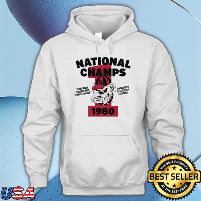 Georgia 1980 National Champs Georgia Go Dawgs 90S Footbal Sweaters
