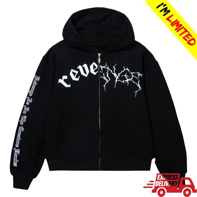 Revenge Official Merch Duality Black Hoodie Sweatshirt