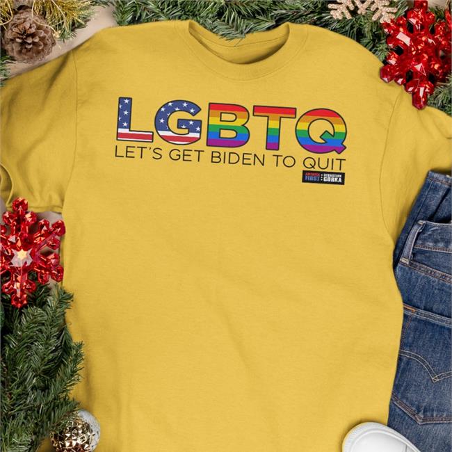 Lgbtq Let's Get Biden To Quit T-Shirt