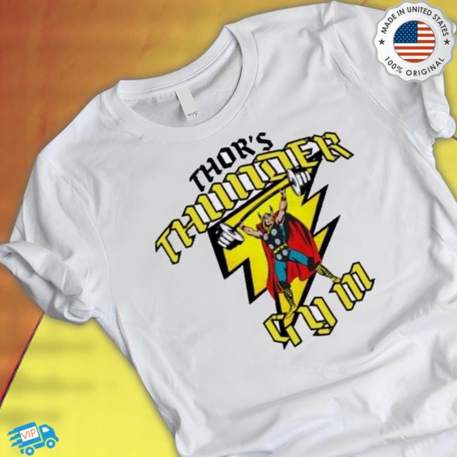 Thor’S Thunder Gym Logo Bodybuilding shirt