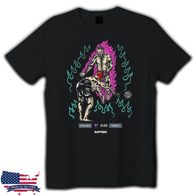 Official Full Violence Merch Jorge Masvidal Baptized T-Shirt