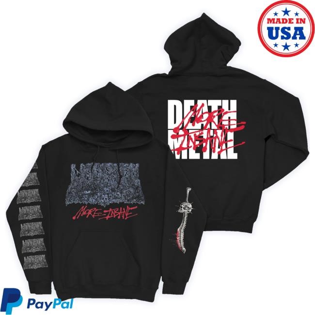 Official Undeath Metal Store More Insane Death Metal Long Sleeve Shirt