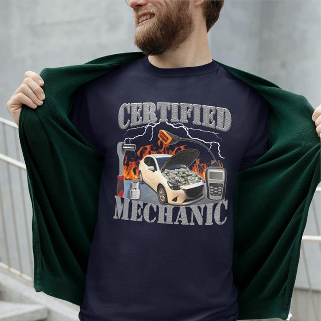 Hard Shirts Certified Mechanic T Shirts