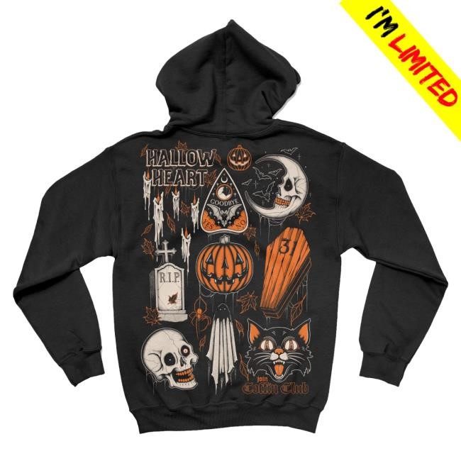 Hallow Heart Merch Pumpkin Pullover Hooded Sweatshirt