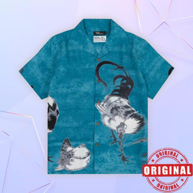 Jakuchu Ito Silk Aloha Tee
