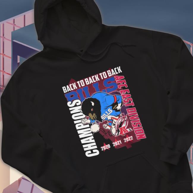 Buffalo Bills Back To Back To Back Afc East Division Champions 2020-2022 Sweaters