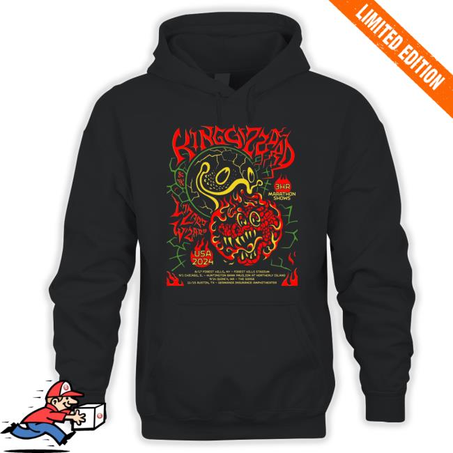 King Gizzard & The Lizard Wizard Tour Us 3 Hour Marathon Shows 2024 T-Shirt King Gizzard & The Lizard Wizard Tour Us 3 Hour Marathon Shows 2024 Funny T Shirt