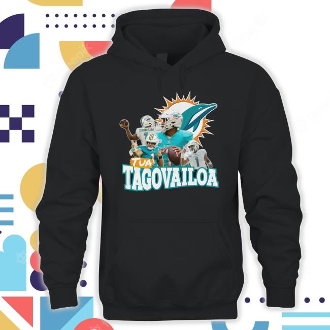 The Dolphins Dive Merch Tua Tagovailoa Sweatshirt Tua Tagovailoa Graphic Tee Shirts