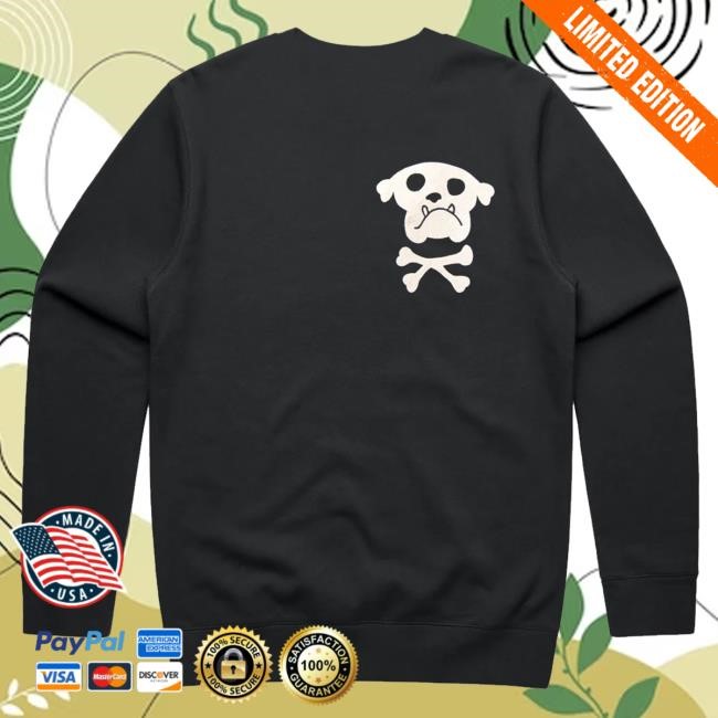 Official Duke-Winston Merch Bulldog & Bones Patch Sweatshirt (Dark Grey) Tee