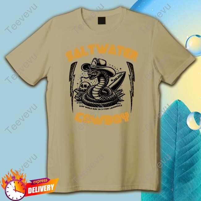Official Surf World Salt Water Cowboy Shirt