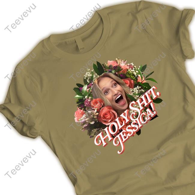 Brown Angel Holy Shit Jessica Face Long Sleeved T-Shirt