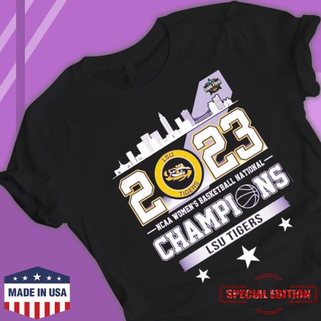 2023 Ncaa Women’S Basketball National Champions Lsu Tigers Skyline shirt 2023 Ncaa Women’S Basketball National Champions Lsu Tigers Skyline shirt