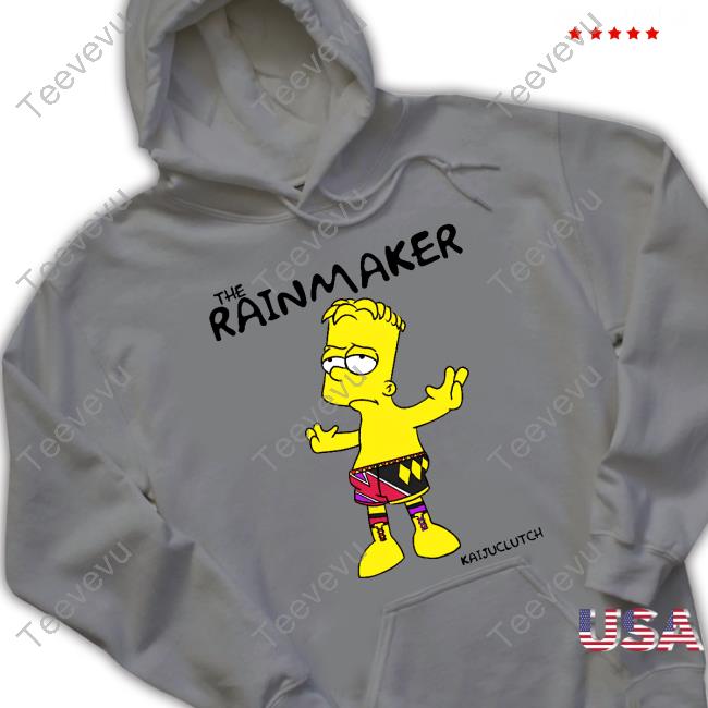 Bart Simpson The Rainmaker Hoodie Bart Simpson The Rainmaker Rains Over Springfield Tee Shirt