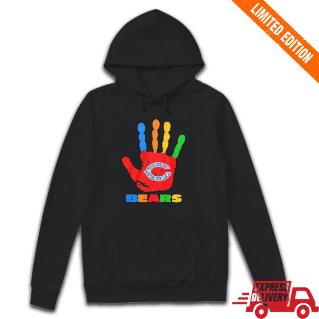 Chicago Bears Hand Autism 2023 T-Shirt Chicago Bears Hand Autism 2023 shirt, hoodie, tank top, sweater and long sleeve t-shirt