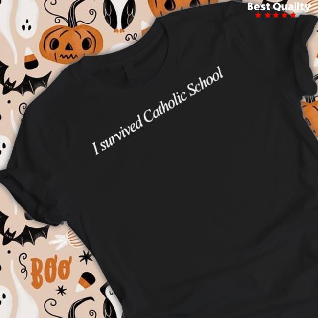 Official I Survived Catholic School Hooded Sweatshirt
