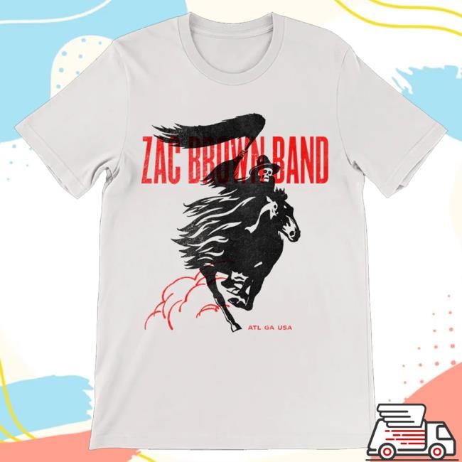 Zac Brown Band Merch Skeleton Rider Shirts
