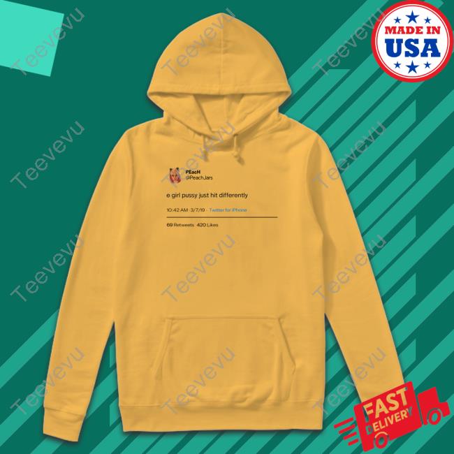 Rooshi Peach E Girl Pussy Just Hit Differently Tank Top Peach E Girl Pussy Just Hit Differently Shirt
