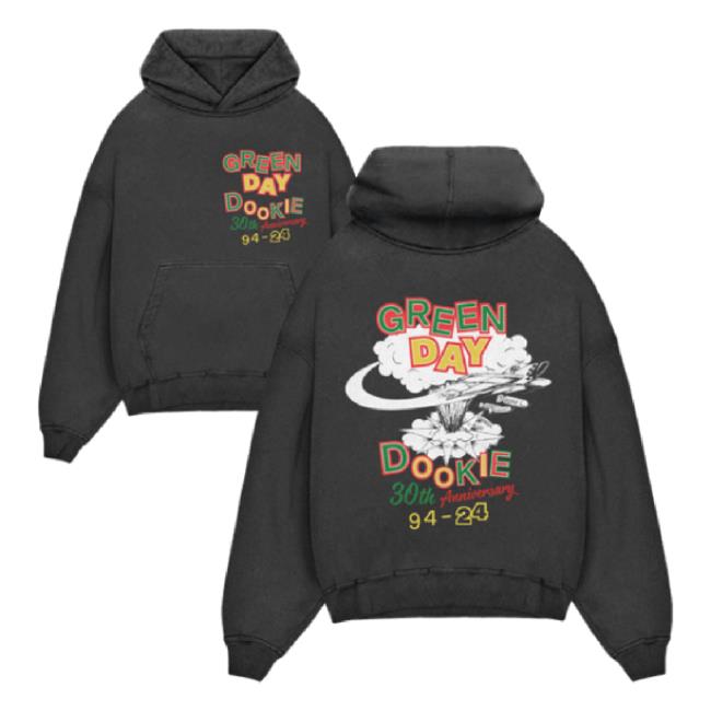 Original Green Day Store Merch Dookie 30Th Explosion Hoodie Sweatshirt Greenday Shop