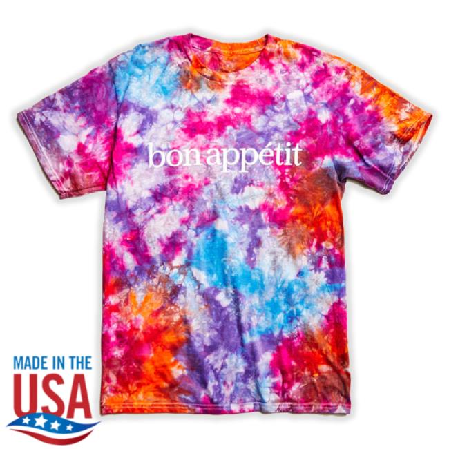 Bon Appétit Tie-Dye Long Sleeve T Shirt