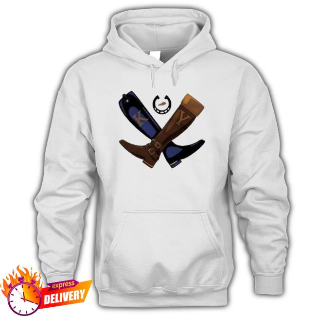 Official Kentucky Wildcats Boots T-Shirt Official Kentucky Wildcats Boots Hooded Sweatshirt