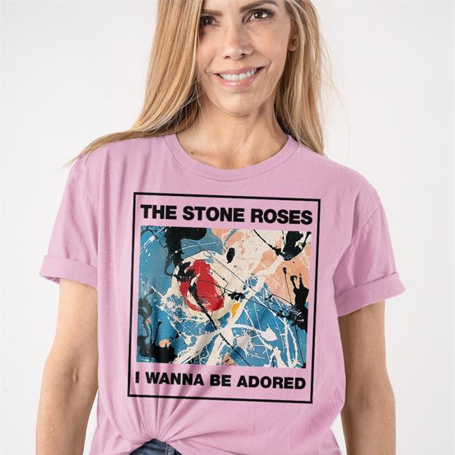 The Stone Roses Store The Stones Roses I Wanna Be Adored Sweatshirt White