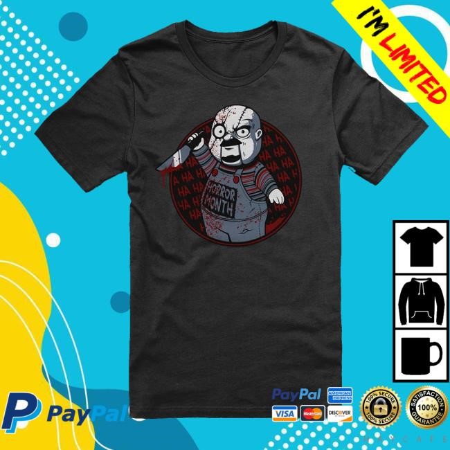 Dansgaming Merch Store Shop Horror Month Screen Printed 2024 Tee Shirt