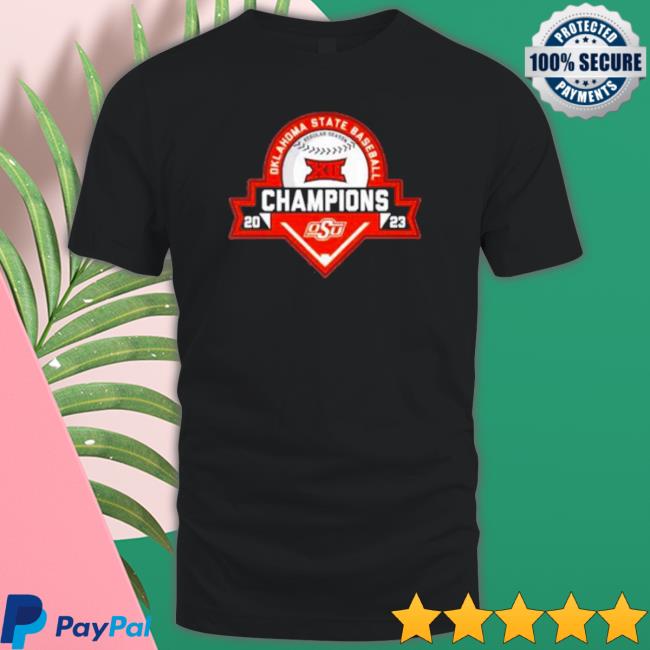Orange Oklahoma State Cowboys 2023 Big 12 Baseball Regular Season Champions Hoodie