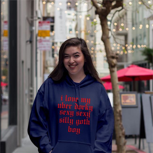 I Love My Uber Dorky Sexy Sexy Silly Goth Boy Shirt