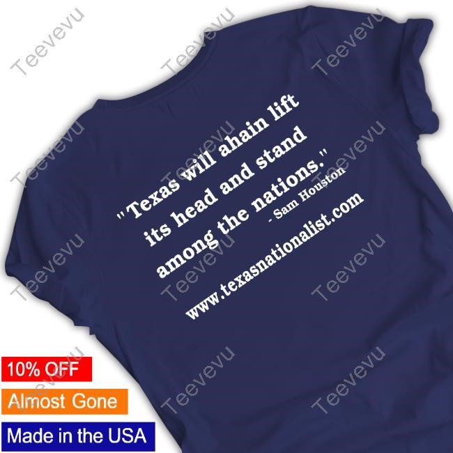 Texas Will Again Lift Its Head And Stand Among The Nations Crewneck Sweatshirt