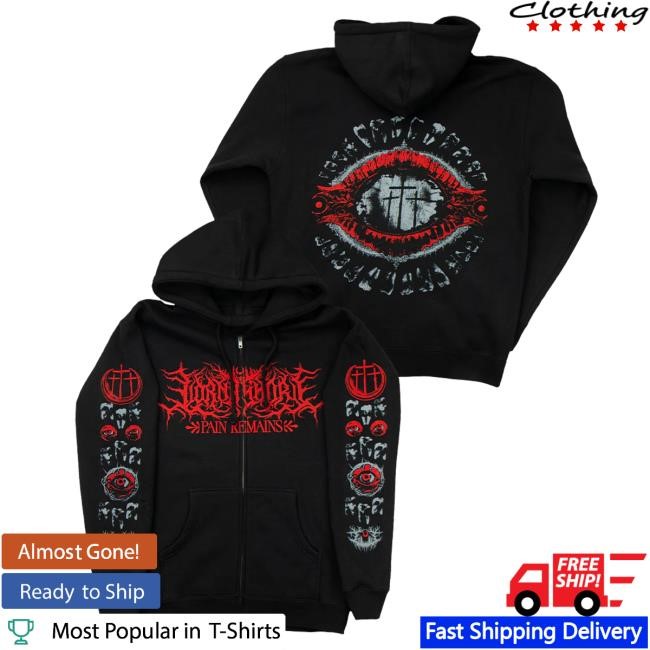 Official Lorna Shore Store Merch Lorna Shore Teeth Zip Long Sleeve Shirt