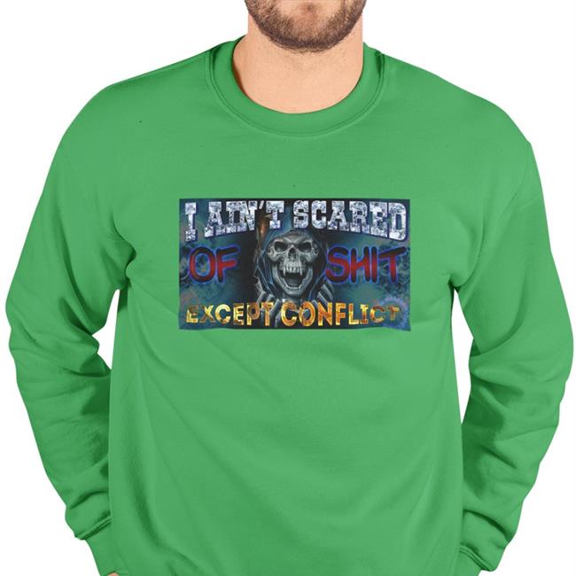 Da Share Zone Merch I Ain't Scared Of Shit Except Conflict Shirt Dasharez0ne