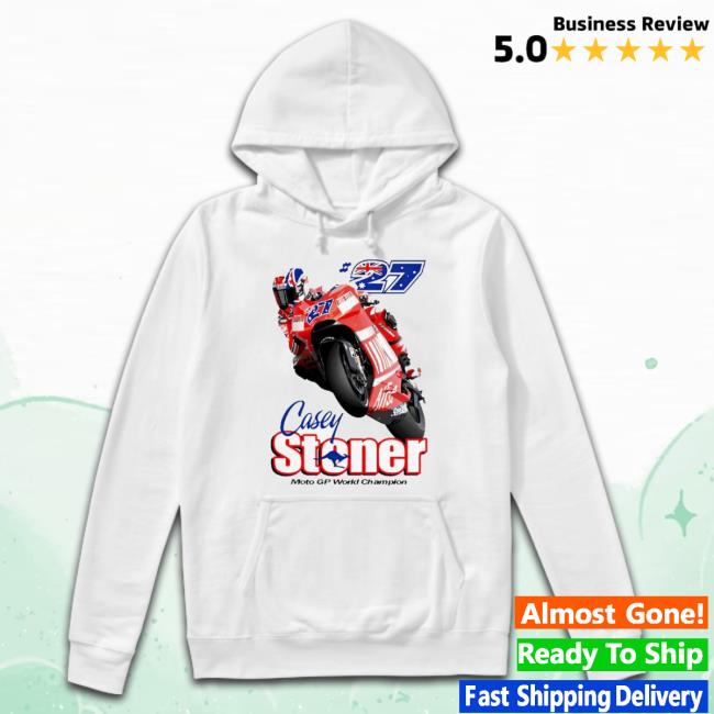 Official Casey Stoner Motogp World Champion Hoodie Sweatshirt