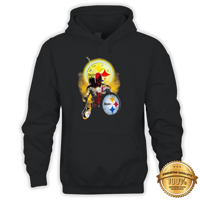 Spiderman Pittsburgh Steelers Football Logo Crewneck Sweatshirt