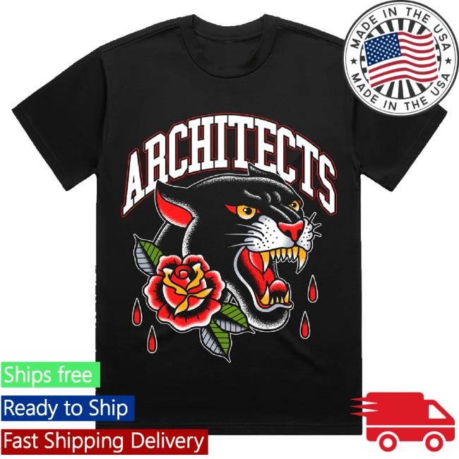 Trending Architects Merch Panther Tattoo Black Hoodie Sweatshirt