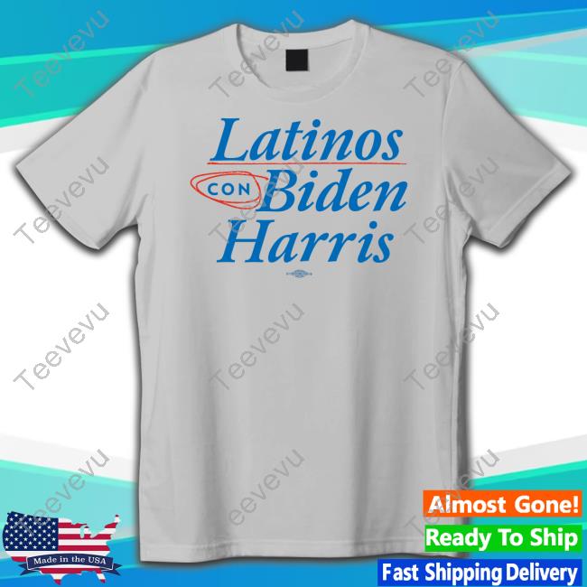Latinos Con Biden Harris Tee Shirt Joebiden Store