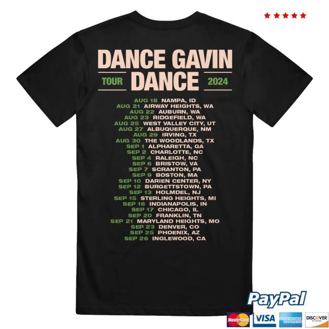 Dance Gavin Dance Strawberry Blossom Tour T Shirt