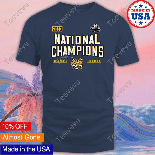 Quinnipiac Bobcats 2023 National Champions Tee Shirt