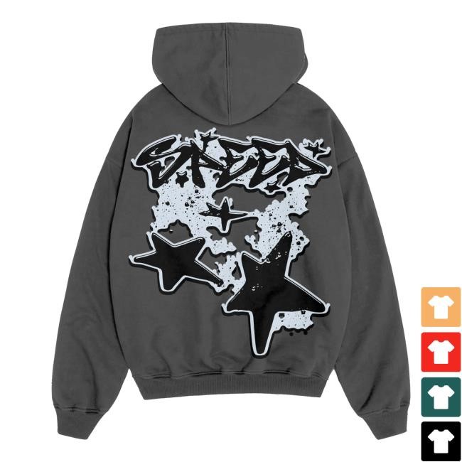 Ishowspeed Store Speed Stars Space Grey Pullover Shirt
