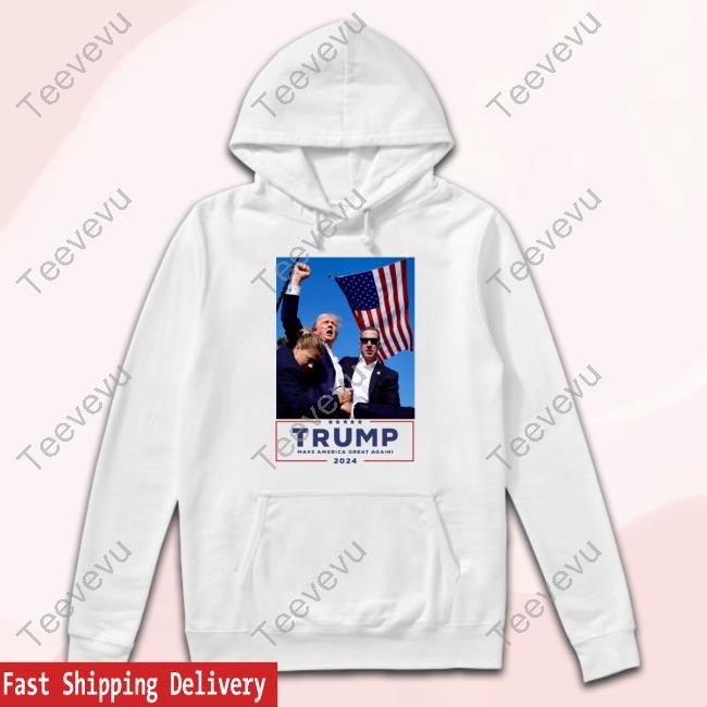 Trump Shot Make America Great Again 2924 Hoodie