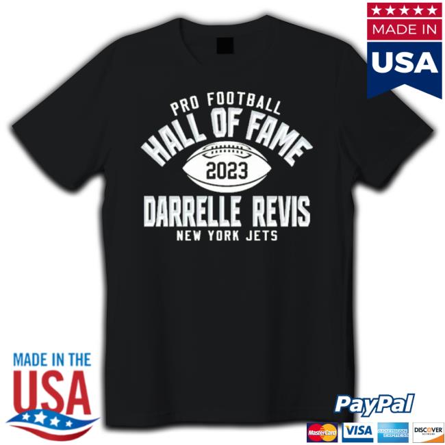 Darrelle Revis New York Jets Pro Football Hall Of Fame 2023 Shirt