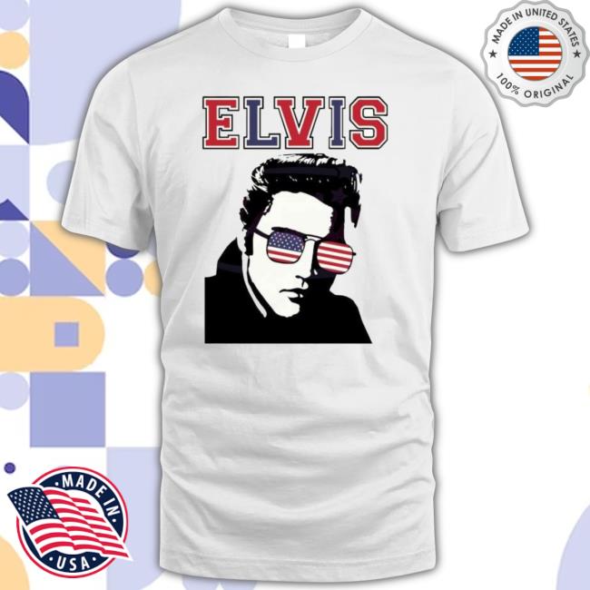 Vintage Patriotic Elvis Presley Singer Hoodie
